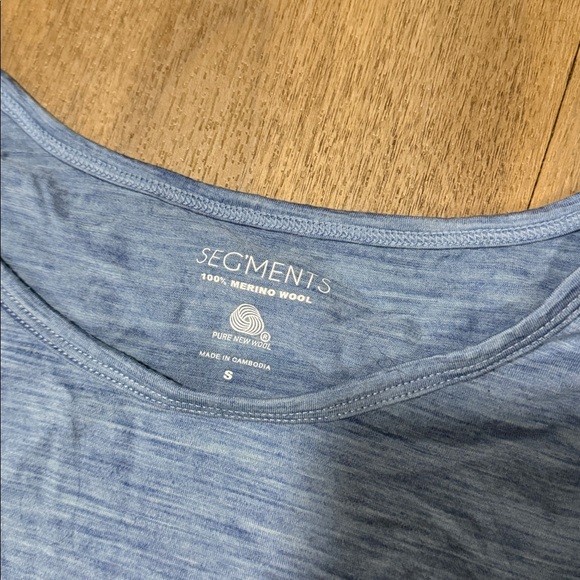 Women's Segments Merino Wool Long Sleeve Base Layer Top Tee - Picture 4 of 5
